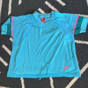 Nike Turquoise and Pink Sports Tee